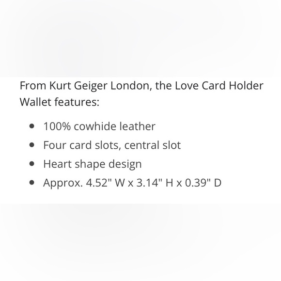 Kurt Geiger card wallet - Picture 8 of 8